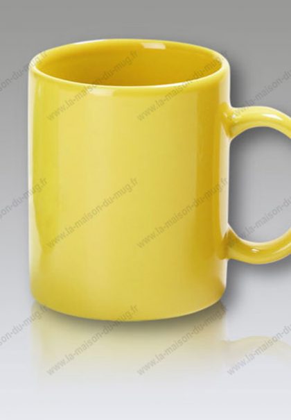 mug personnalisé cool jaune
