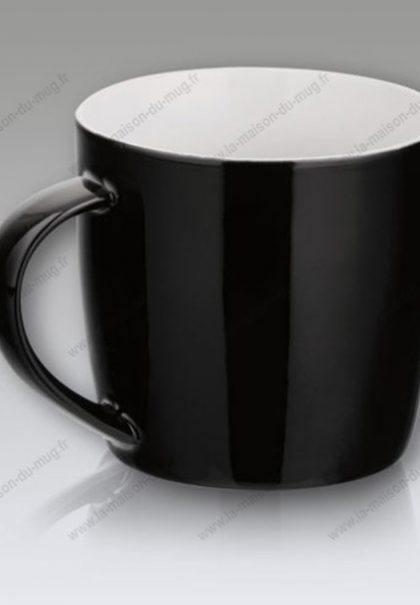 mug personnalisé gift noir
