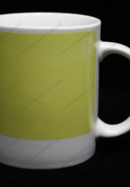 mug personnalisé pantone vert clair