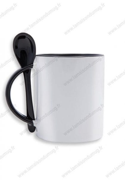 mug personnalisé festy noir