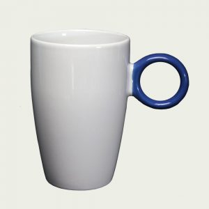 Grand mug blanc personnalisé en céramique 480 ml - Vicky