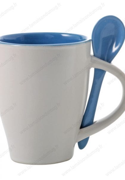 Mug personnalisé sugar bleu ciel