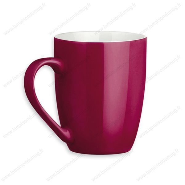 mug personnalisé sandy bordeau