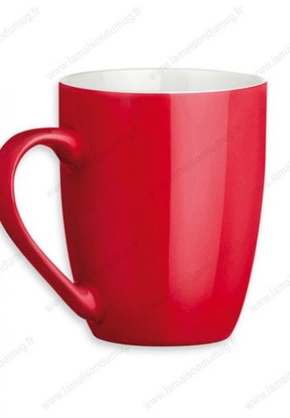 mug personnalisé sandy rouge