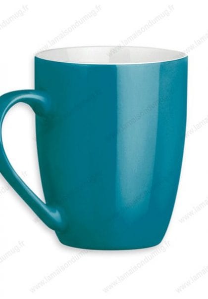 mug personnalisé sandy turquoise