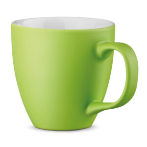 Grand mug publicitaire vert-feuille 45cl