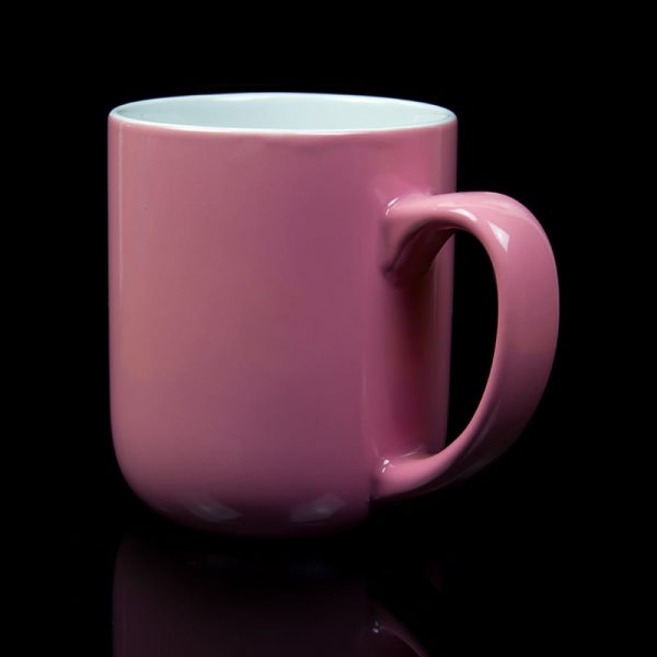 Grand mug personnalisé rose 50cl
