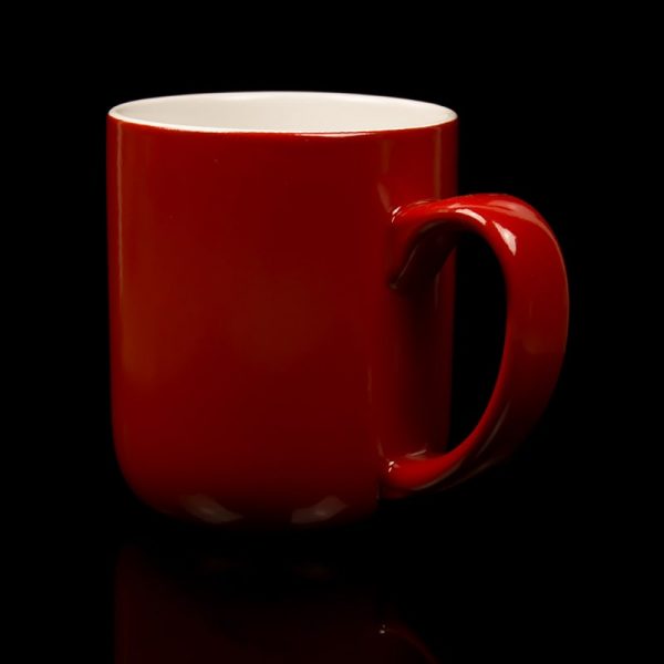 Grand mug personnalisé rouge 50cl