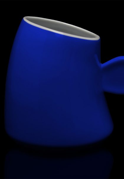 mug personnalisé laitiere cobalt