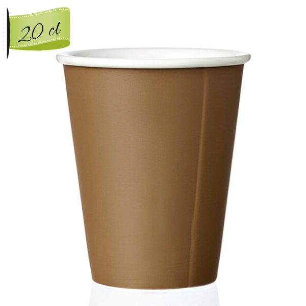 Gobelet 20 cl Personnalisé alicia marron
