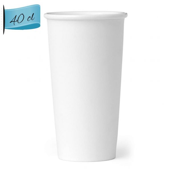 Gobelet 40 cl porcelaine Anais blanc