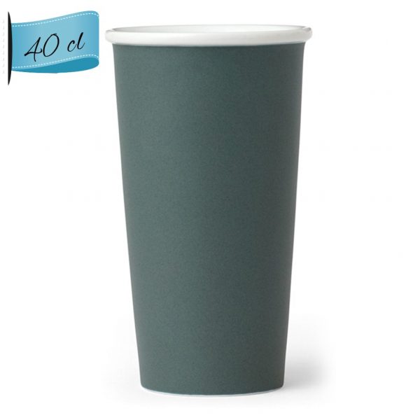Gobelet 40 cl porcelaine Anais vert