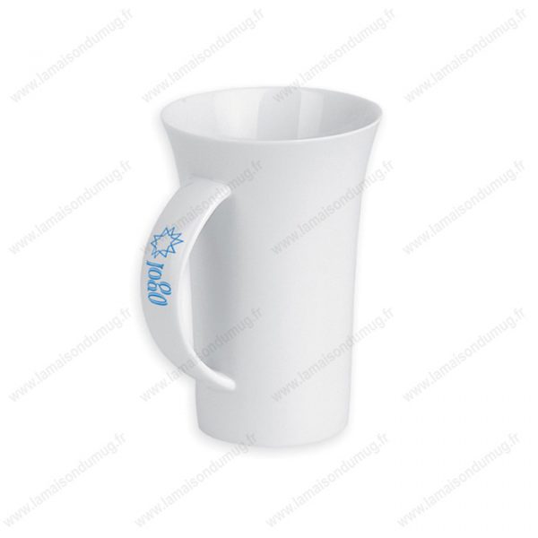 Mug publicitaire Tendance blanc 33 cl