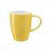 Mug publicitaire cute jaune