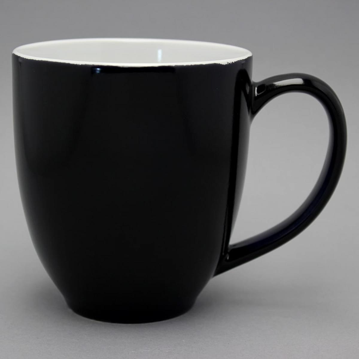 grand mug publicitaire noir | grande tasse publicitaire personnalisable